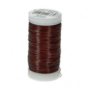 žica za oblikovanje (aranžerska) 0,35 mm, rjava, 1 kolut (cca 120 m)