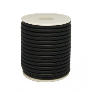 kavčuk osnova (gumi) 3 mm, črne b., velikost luknje: 1,5 mm, dolžina: 1 m
