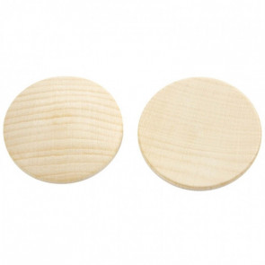 lesena kapljica 12 mm - rahlo izbočena, naravna, 1 kos