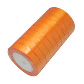 satenast trak svetlo oranžen, širina: 20 mm, dolžina: 22 m