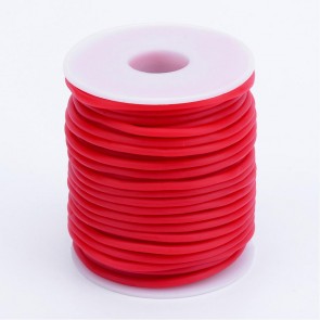 kavčuk osnova (gumi), debelina: 3 mm, rdeče b., velikost luknje: 1,5 mm, 1 m