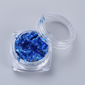 metalni lističi 2.9x1.6 cm, royal blue, 10g